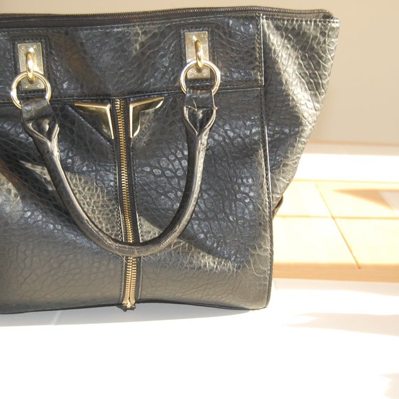 DANIELLE NICOLE  Man made materials Black Hand Bag - No Shoulder Straps - Picture 6 of 16